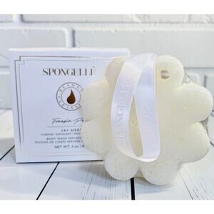 Spongelle Freesia Pear Body Wash Infused Body Buffer NIB
